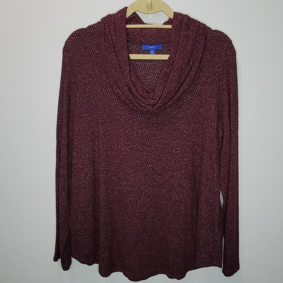 Apt. 9 Long Sleeve Cowl Neck Sweater - Picture 1 of 4